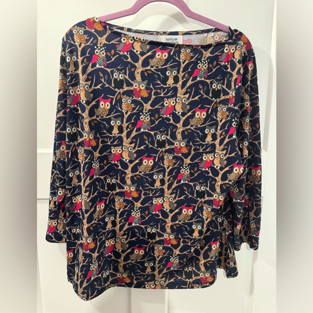 Unique Vintage brand owl top